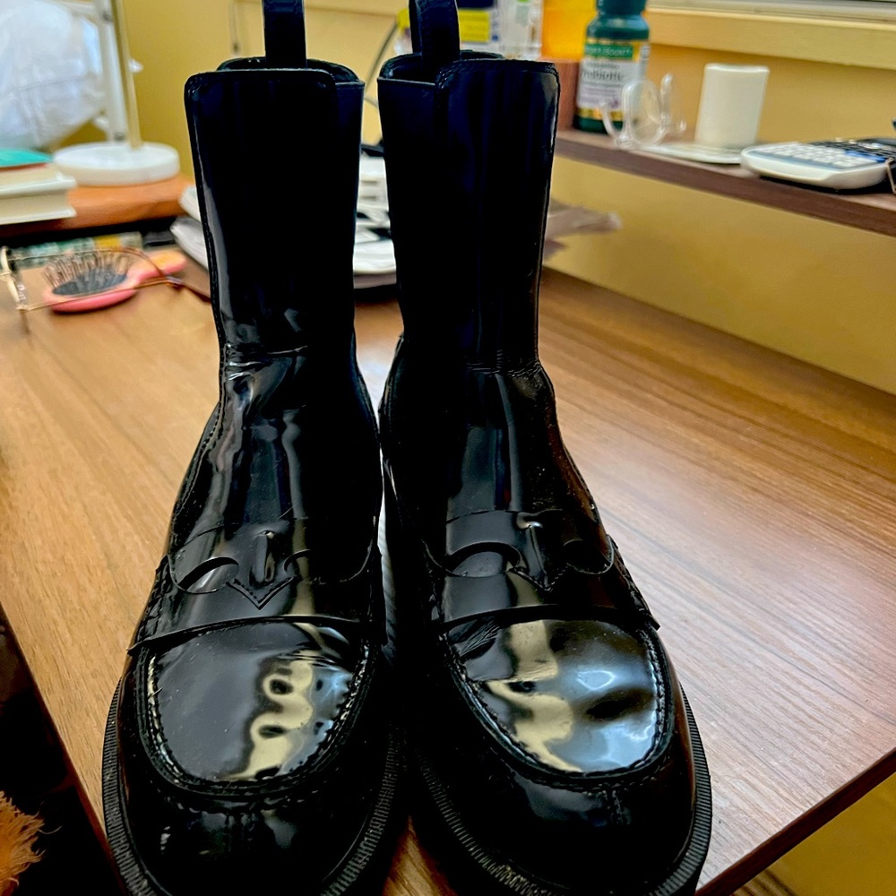 Christian louboutin Montezu Lug Flat Calf Abrasivato